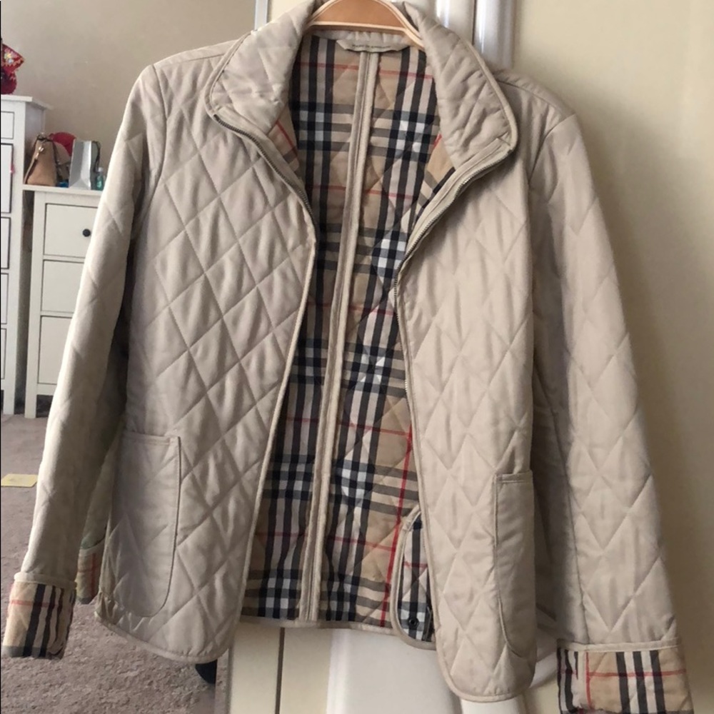 Burberry quilted coat Size XS
